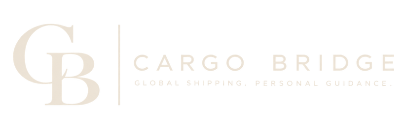 Cargo Bridge logo with the tagline “Global Shipping. Personal Guidance.”
